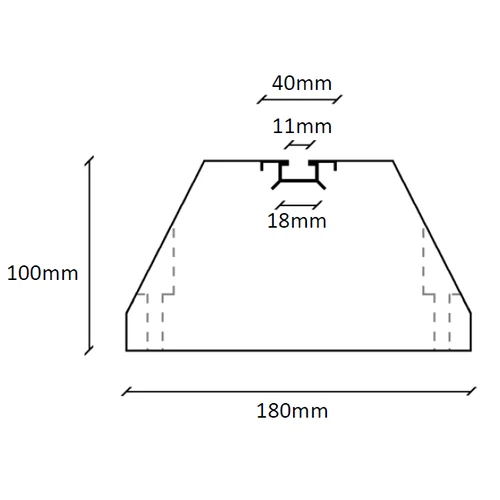 BP-400-M10<br> - Rubber base 40 cm - photo 3